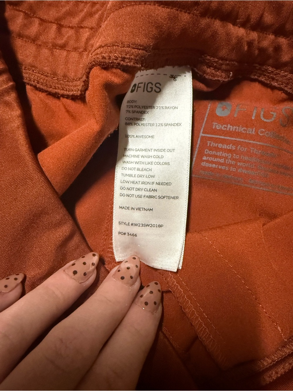 Figs Women's auburn yola scrub bottoms - Picture 3 of 5